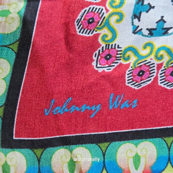 Johnny Was Silk Scarf #14 - Picture 2 of 10